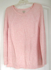 Sonoma Pink/White Sweater