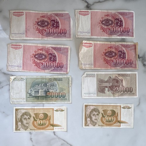 Yugoslavia banknote lot - of,