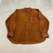 Vintage Corduroy Shirt Long Sleeve Button Up Cord Shirt Men's M