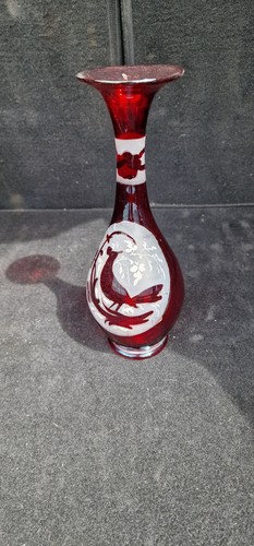 Antique bohemian ruby - ruby, red