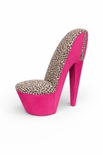 High heel chair y2k leopard - heel,