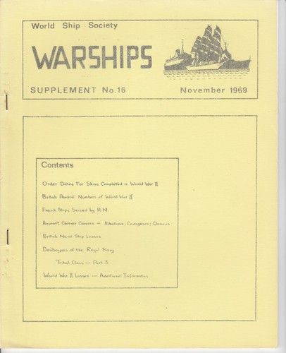 World ship society warships - society,