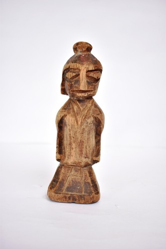 Antique wooden doll figurine - antique,