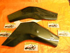 APRILIA RSV1000 MILLE 2004 08  REAL CARBON SWINGING ARM COVERS £119.99 Swing arm
