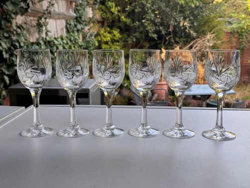 Vintage cut crystal - crystal, wine