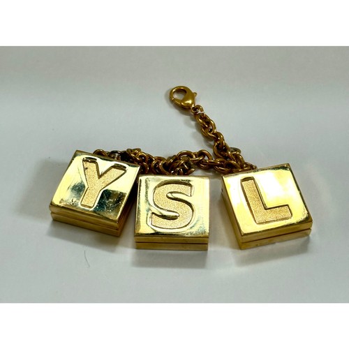 Vintage ysl gold purse charm - vintage,