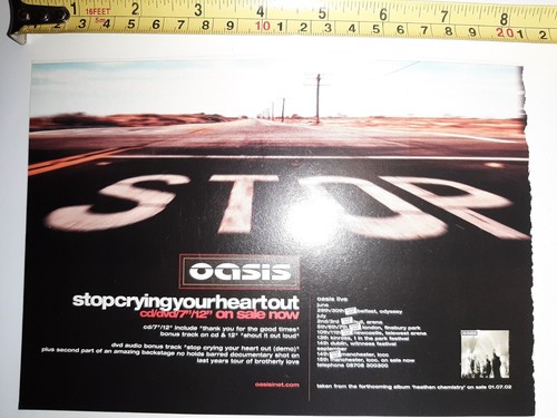 Oasis stop crying your - stop,