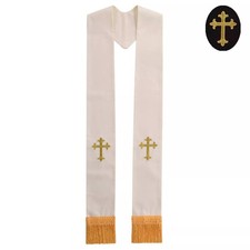 Church priest stole with - church,