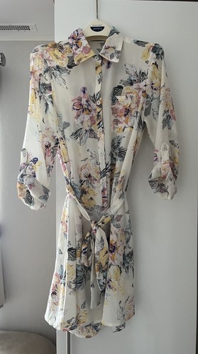Boohoo white floral summer - white,