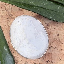 Antique Victorian Silver Shell
