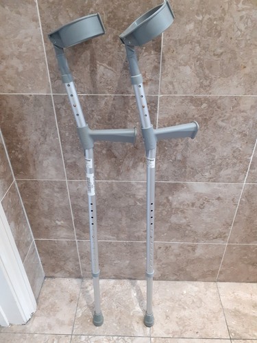 Coopers aluminium crutches - crutches,