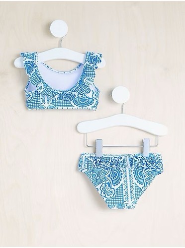 Billie faiers blue tile - blue, frill