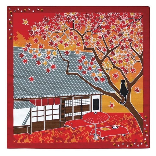 Japanese cotton furoshiki - cotton,