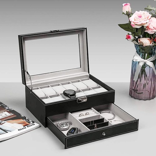 Grids watch box case - grids,