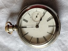 Very Rare Illinois Watch Co. & Dueber Watch Case Co. 1882 Pocket Watch
