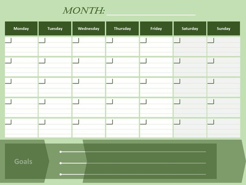 Monthly calendar office - calendar,