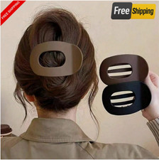 1pcs Flat Oval Claw Hair Clips
