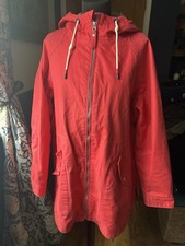 Joules Rain Coat Red Size 14