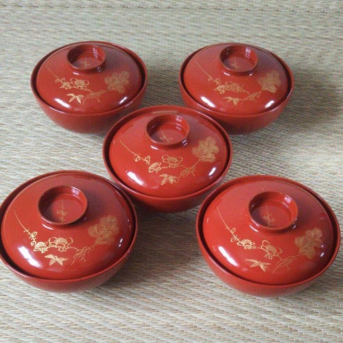 Antique showa pine bamboo plum - antique,