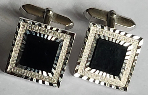 Cufflinks platinum filled - cufflinks,