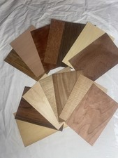 Wood veneer mixed pack. Set of