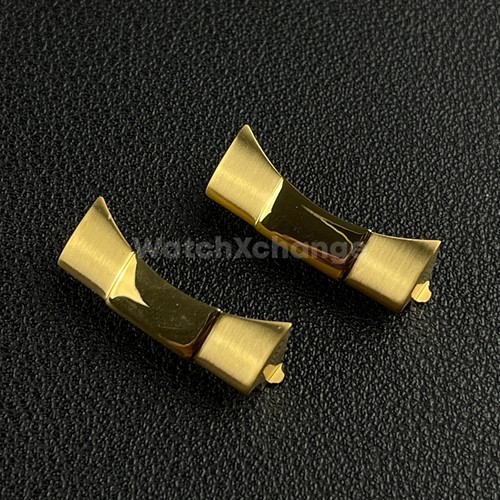 Gold 22mm curved end - curved,