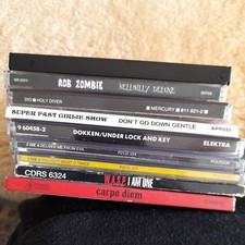 Job Lot of Rock METAL CDs x 9