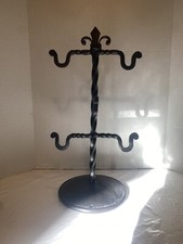 wrought iron 6 mug tree stand