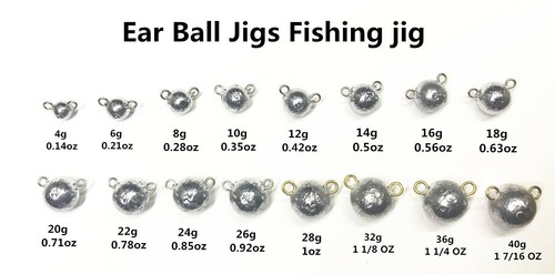 Pcs ear ball jigs fishing - ear,