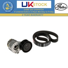 Gates V-Ribbed Belt Set For Nissan Note 2006-2012 1.5 K016PK1198