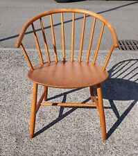 VINTAGE EJVIND JOHANSSON DANISH STICK BACK COWHORN CHAIR      DELIVERY AVAILABLE