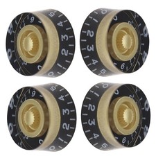 4x 6mm Guitar Control Knobs