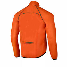 Mens Cycling Jacket High Visibility Waterproof Running Top Rain Coat Hi Viz