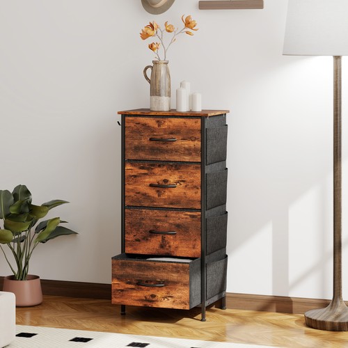 Chest drawers with fabric - with,