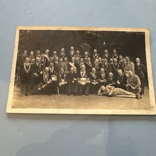 Vintage RPPC Freemasons Lodge
