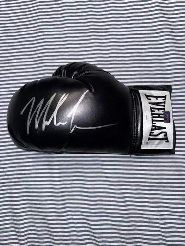 Mike tyson signed - signed, black