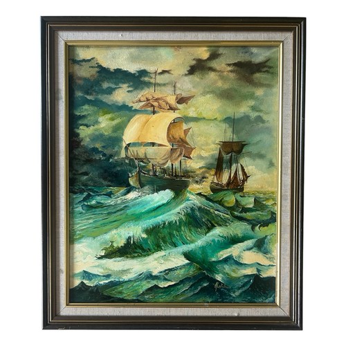 Vintage original oil painting - original,
