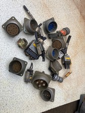 Joblot Cannon Military Electrical Plug / Socket Connectors 12 -Pin etc