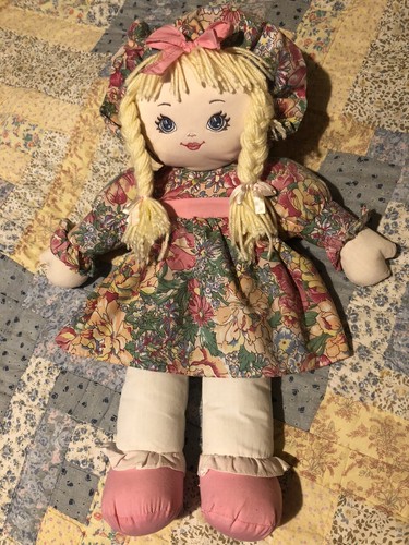 Traditional rag doll pink - rag,