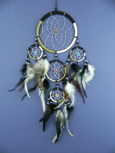 Dream catcher black - , white