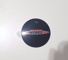 MINI JCW JOHN COOPER WORKS ALLOY WHEEL CENTRE HUB CAP BADGE STICKER 6786764