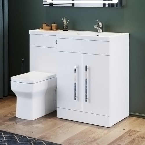 Bathroom vanity unit - unit, basin