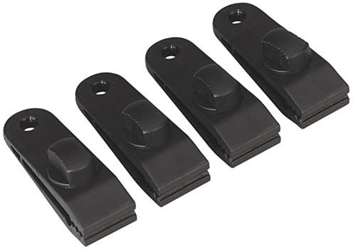 Eyelet tarp clips - eyelet, locking