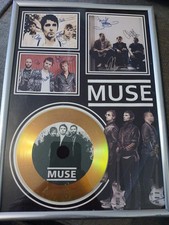MUSE - Signed Gold Disc A4