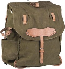 Romanian Army Canvas Rucksack Camping Backpack Vintage Bag Day Pack Used