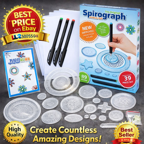 Spirograph deluxe set with - set,