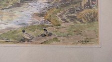 Original Framed Watercolour By