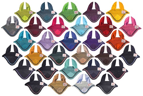 Horse ear bonnet double - ear, piping