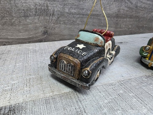 Old school bus police car - old,