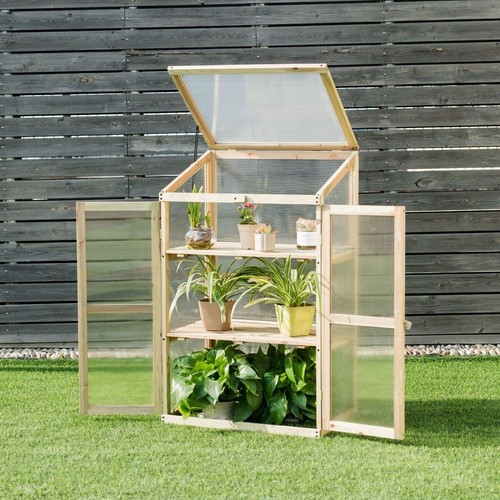 Mini wooden cold frame - cold,